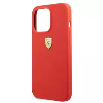 Ferrari FESIHCP13XRE iPhone 13 Pro Max 6,7" czerwony/red Hardcase Silikon