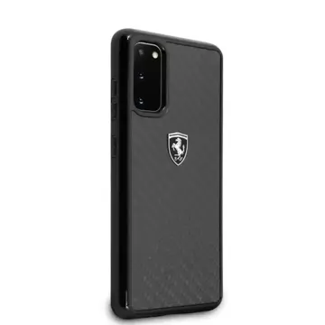 Ferrari Hardcase für Samsung Galaxy S20 schwarz/schwarz Carbon Heritage