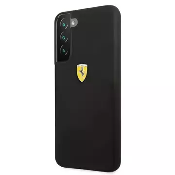 Ferrari Hardcase für Samsung Galaxy S22 schwarz/schwarz Hardcase On Track Silicone