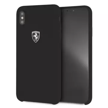 Ferrari Hardcase iPhone Xs Max czarny/schwarz Silikon Off track