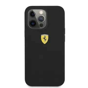 Ferrari iPhone Phone 13 Pro / 13 6.1" Hülle schwarz/schwarz Hardcase Silikon MagSafe