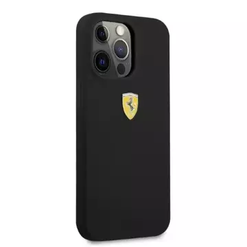 Ferrari iPhone Phone 13 Pro / 13 6.1" Hülle schwarz/schwarz Hardcase Silikon MagSafe