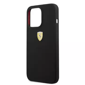 Ferrari iPhone Phone 13 Pro / 13 6.1" Hülle schwarz/schwarz Hardcase Silikon MagSafe