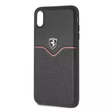 Ferrari iPhone Xs Max schwarz/schwarz Handyhülle Off Track Victory