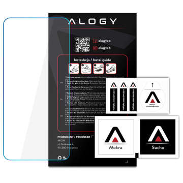 Flacher Panzerglas 9H Alogy Screen Protector PRO Displayschutz für Samsung Galaxy S23 Ultra