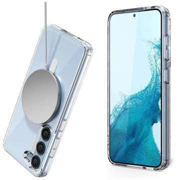 FlexAir Hybrid-Schutzhülle für MagSafe für Samsung Galaxy S23 Clear