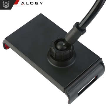 Flexibler Telefonhalter, Tablet 7" Alogy Flexibler Arm für Schreibtisch, flexibler Arm schwarz