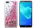 Flüssige Glitzerhülle Huawei Y5 / Y5 Prime 2018 rosa Glitzer