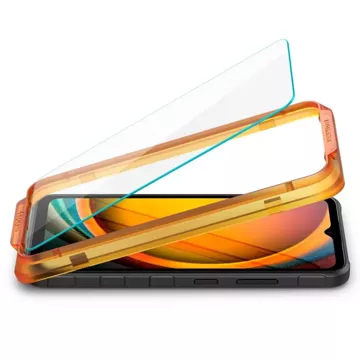 GEHÄRTETES GLAS SPIGEN ALM GLAS.TR 2ER-PACK GALAXY XCOVER 7 KLAR