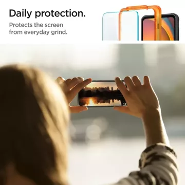 GEHÄRTETES GLAS SPIGEN ALM GLAS.TR 2ER-PACK GALAXY XCOVER 7 KLAR