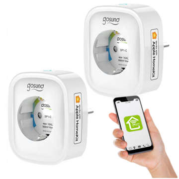 GOSUND Smart HomeKit SP1-C 2er-Pack Steckdose