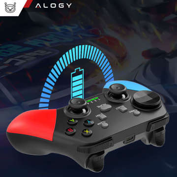 Gamepad Pad Wireless Bluetooth Alogy Game Controller Telefonhalter Android iOS PS3 PS4 PC TV Nintendo Switch Joystick Schwarz