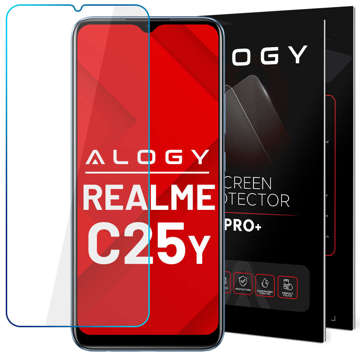 Gehärtetes Glas 9H Alogy Displayschutz für Realme C25y