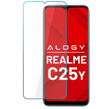 Gehärtetes Glas 9H Alogy Displayschutz für Realme C25y