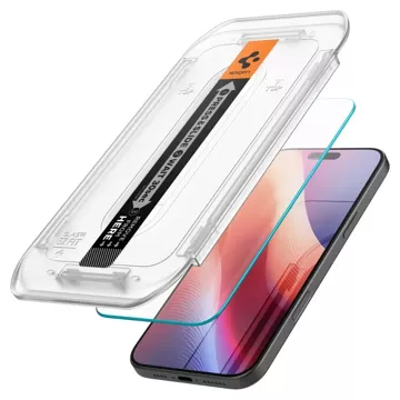 Gehärtetes Glas Spigen Glas.Tr „Ez Fit“ 2er-Pack für iPhone 16 Pro Max