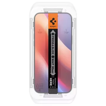 Gehärtetes Glas Spigen Glas.Tr „Ez Fit“ 2er-Pack für iPhone 16 Pro Max