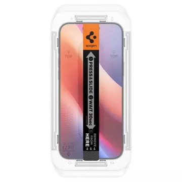 Gehärtetes Glas Spigen Glas.Tr „Ez Fit“ 2er-Pack für iPhone 16 Pro Max