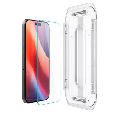 Gehärtetes Glas Spigen Glas.Tr „Ez Fit“ für iPhone 16 Pro Clear