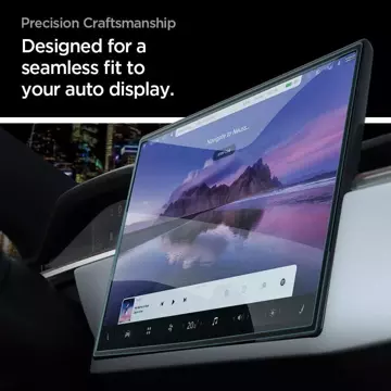 Gehärtetes Glas Spigen Glas.tr "EZ FIT" Tesla Model X 2022 / Model S 2021 schwarz