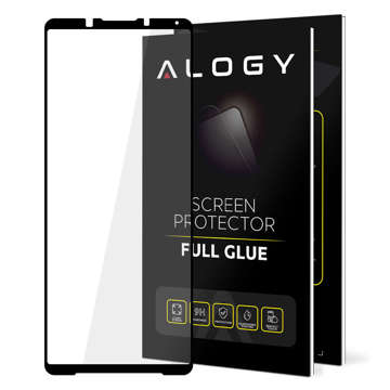 Gehärtetes Glas für Alogy Full Glue Hülle freundlich für Sony Xperia 1 IV Black