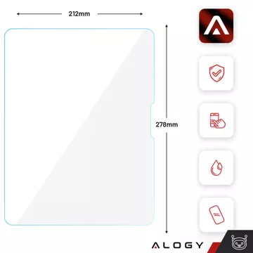 Gehärtetes Glas für Apple iPad Air 13" 6. Generation 2024 / iPad Pro 13" 7. Generation 2024 Alogy Displayschutzfolie Pro 9H