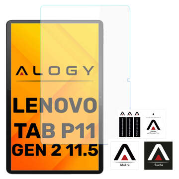 Gehärtetes Glas für Lenovo Tab P11 Gen 2 11.5 TB350 TB-350FU TB-350XU 2gen Alogy Displayschutzfolie Pro 9H