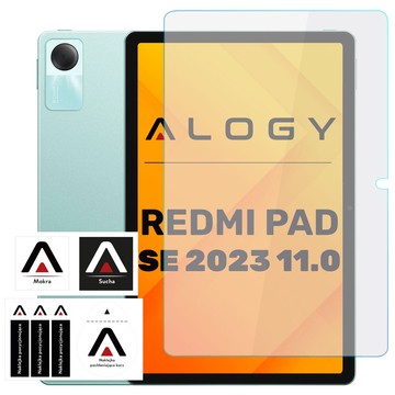 Gehärtetes Glas für Xiaomi Redmi Pad SE 11.0" 2023 für Tablet-Bildschirm Alogy Screen Protector Pro 9H