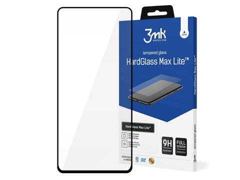 Gehärtetes Glas für den gesamten Bildschirm 3mk HardGlass Max Lite für P Smart 2021 Black