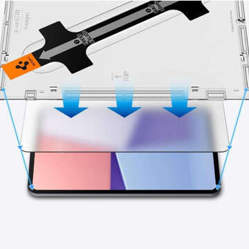 Gehärtetes Glas für iPad Pro 11" M4 5gen 2024 Spigen Glas.TR "EZ FIT" Klar mit Montagerahmen [1 Stk.]