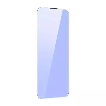 Gehärtetes Glas mit Blaulichtfilter Baseus 0,4 mm für iPhone 14 Plus/13 Pro Max