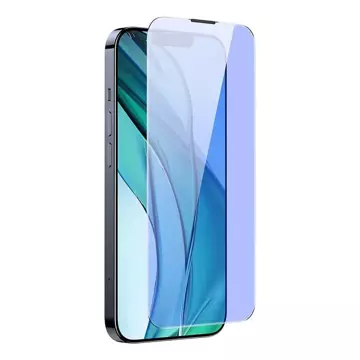 Gehärtetes Glas mit Blaulichtfilter Baseus 0,4 mm für iPhone 14 Plus/13 Pro Max