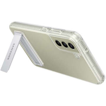 Gelhülle mit Samsung Clear Standing Cover für Samsung Galaxy S21 FE Clear