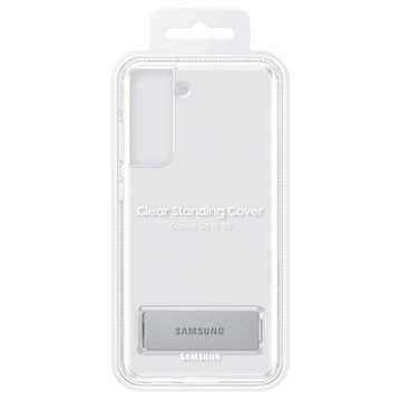 Gelhülle mit Samsung Clear Standing Cover für Samsung Galaxy S21 FE Clear