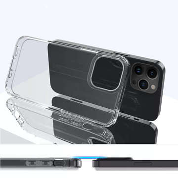 Gepanzerte Hülle Schutzhülle Alogy Hybrid Case für Apple iPhone 13 Pro Transparent