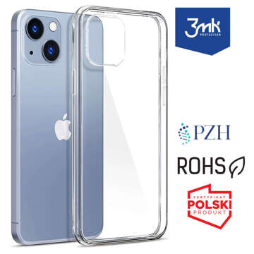 Gepanzerte Hülle für iPhone 15 3mk Armor Case Klare schützende Rückseite aus transparentem Glas