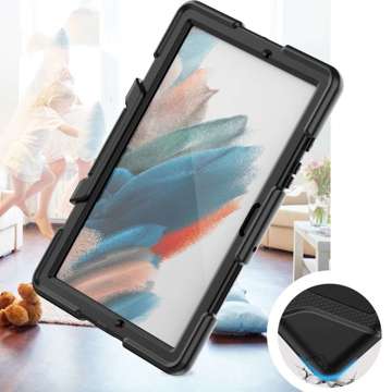 Gepanzerte Überlebenshülle für Samsung Galaxy Tab A8 10.5 X200 / X205 Schwarz