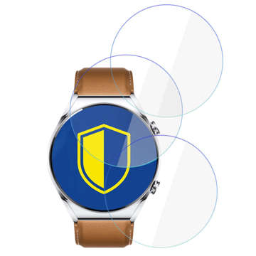 Glas-Hybrid-Bildschirmschutzfolie x3 3mk Uhrenschutz für Xiaomi Watch S1
