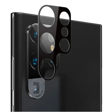 Glas für Samsung Galaxy S24 Ultra Kameraobjektiv 3D gehärteter Vollschutz des gesamten Objektivs schwarzes Glas
