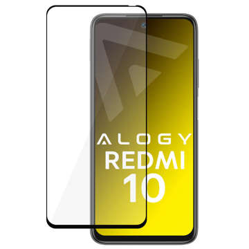 Glas für Xiaomi Redmi 10 Alogy Full Glue Case Friendly Schwarz