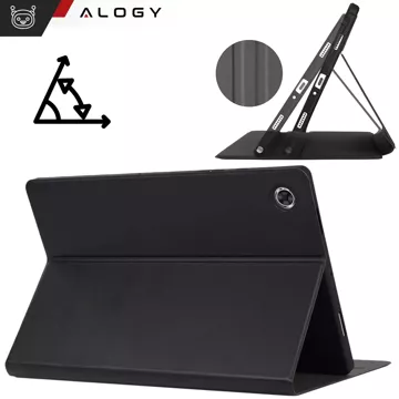 Glashülle für Samsung Galaxy Tab A9 Plus 2023 11" (X210/X215/X216) Tablet-Abdeckung Hülle Alogy Stand Schwarz