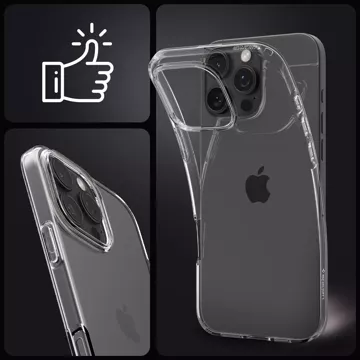 Glashülle für iPhone 16 Pro Max Spigen Liquid Crystal Handyhülle