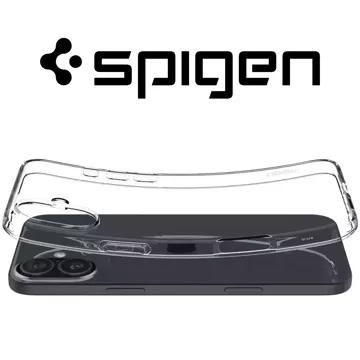 Glashülle für iPhone 16 Spigen Liquid Crystal Schutzhülle Crystal Clear Handyhülle