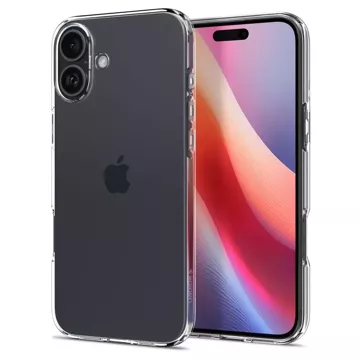 Glashülle für iPhone 16 Spigen Liquid Crystal Schutzhülle Crystal Clear Handyhülle