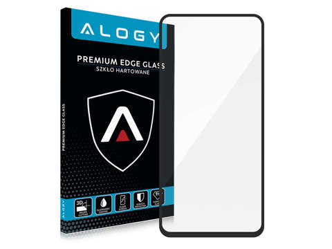 Glass Alogy Full Glue Hülle freundlich für Samsung Galaxy A72 Schwarz