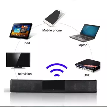 Głośnik Soundbar Somostel H330 Schwarz 3D Surround Sound Bluetooth