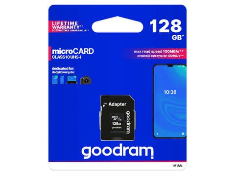 GoodRam micro SDXC 128 GB UHS-I-Speicherkarte der Klasse 10