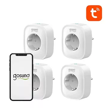 Gosund SP1 Smart WiFi Steckdose, 4 Stück (Vierpack) Tuya