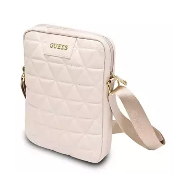 Guess Bag GUTB10QLPK 10 "rosa / rosa gesteppte Tablet-Tasche