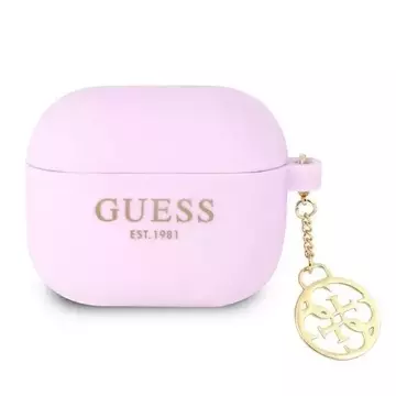 Guess GUA3LSC4EU AirPods 3 Cover fioletowy/lila Charm Collection