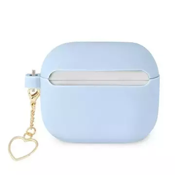 Guess GUA3LSCHSB AirPods 3 Cover niebieski/blue Silicone Charm Collection